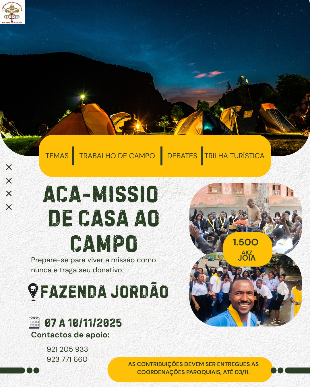 🌾 ACA MISSIO – DE CASA PARA O CAMPO